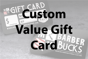 Custom Valued Gift Cards
